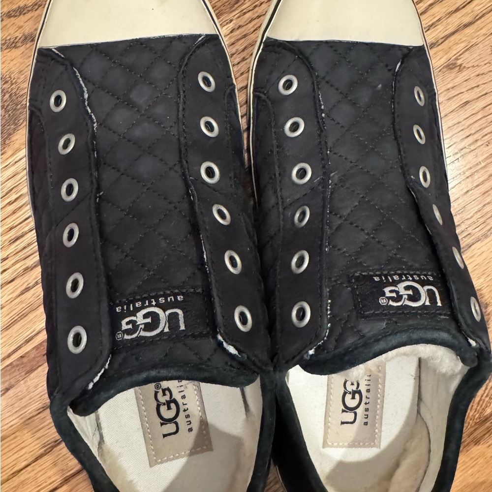 UGG Women Black Slip on Sneakers size 8